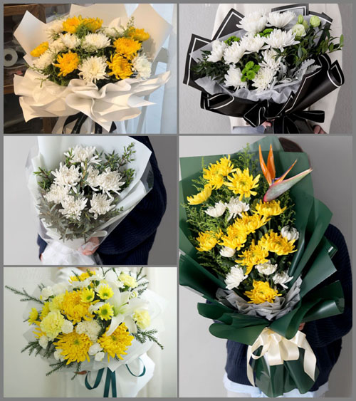 福建莆田秀屿区平海镇山后村白事花束代送